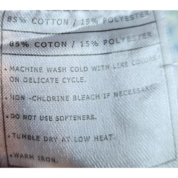 Ariat Pro Series Blue Plaid Long Sleeve Front Pocket Button Up Shirt Size Small - Picture 3 of 5